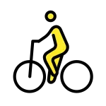 Person Biking SVG Icon